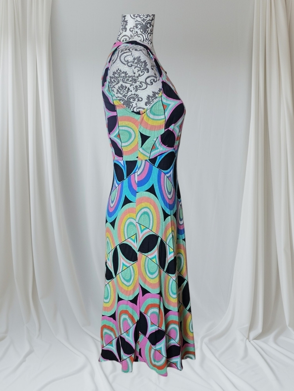 By Anthropologie Kenzie Asymmetrical Dress Size 6 - Picture 4 of 16